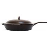 Cast iron Bare Bones #12 skillet with lid