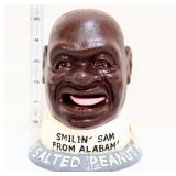 Cast iron mechanical americana Smilin Sam bank