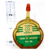 Vntg Cities Service Key Oil container