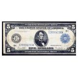 1913 Federal Reserve Of Minneapolis $5 note