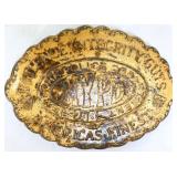 Metal NYPD belt buckle
