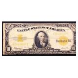1922 gold seal $10 gold note