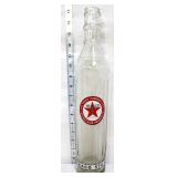 Texaco glass cylinder oil bottle