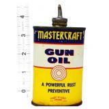 Vntg 3oz Mastercraft Gun Oil can