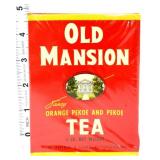 Vntg 1/4lb Old Mansion Tea box