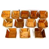 Lot of 12 vintage strawberry baskets