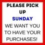 Pick Up Instructions - Please Read!