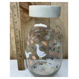 Carlton Glass 3L Duck Theme Jar