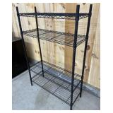 Black 4 Tier Bakers Rack