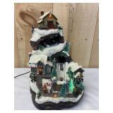 Animated Christmas Village Scene- Tested