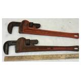 2- 18' Pipe Wrenches