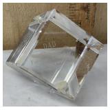 Etched Glass Dad Forever Together Paperweight