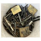 Assortment of Drill Bits- Some Carbide, 5 Gal. Buc