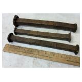 3 Solid Copper Punches