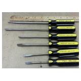 6 Stanley Screwdrivers