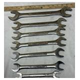 7 Craftsman Metric Open-Ended Wrenches 13-32mm