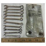10 Craftsman Metric Midget Combination Wrenches