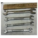 4 Craftsman Metric Open-Ended Wrenches 6-14mm