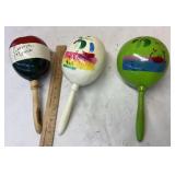 3 Gourd Maracas