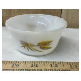 Fire-King Golden Wheat Custard Glass