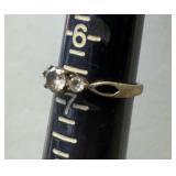 Sterling Silver Ring w/ 3 Stones