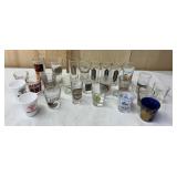 Collection of Shot Glasses