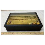 Golfing Themed Cork Lined Box