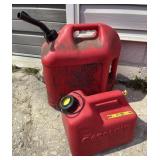 2 Fuel Cans- 5 & 1.5 Gallon