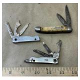 3 Pocket Knives- Trim Trio