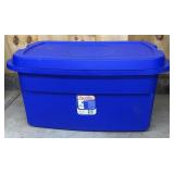 Sterilite 30 Gallon Blue Storage Tote