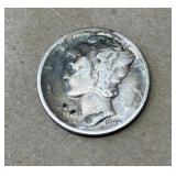 1944 US Mercury Dime- 90% Silver