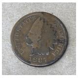 1887 Indian Head Penny