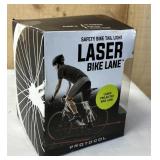 Safety Bike Tail Light Laser Projected Bike Lane