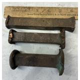 3 Solid Copper Punches