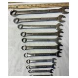 11 Craftsman SAE Combination Wrenches 1/4-1'