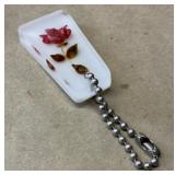 Pauls Automatic Auto Wash Detroit Rose Keychain