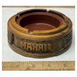 Wood Carved 'Hawaii' Ash Tray