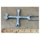 4 Way Plug Wrench