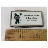 Shamrock Dairy 2 Year Award Safe Driving Knife