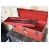 Red Craftsman Tool Box w/ Tray