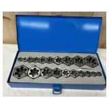 20 Piece Hexagon Re-Threading Die Set