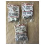 1/2' Two Hole Straps, 3/4' EMT Couplers