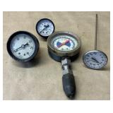 Gauges- Marsh Instrument Co, Ross, Fisher Brand