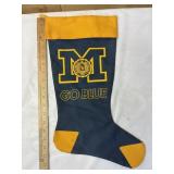 Michigan Go Blue Stocking