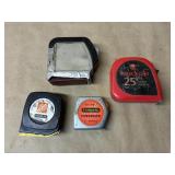 4 Tape Measures