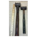 2 Copper Non-Marring Hammers