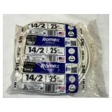 New 25' Roll of 14/2 Romex