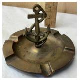 Solid Brass Nautical Ash Tray
