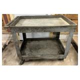 2 Tier Poly Cart- Crack in Handle & Side Wall