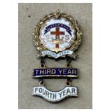 Lutheran Sunday School Cross & Crown Pin
